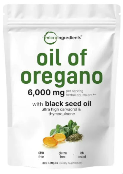 ACEITE DE OREGANO 6000 Mg 60 CAPSULAS