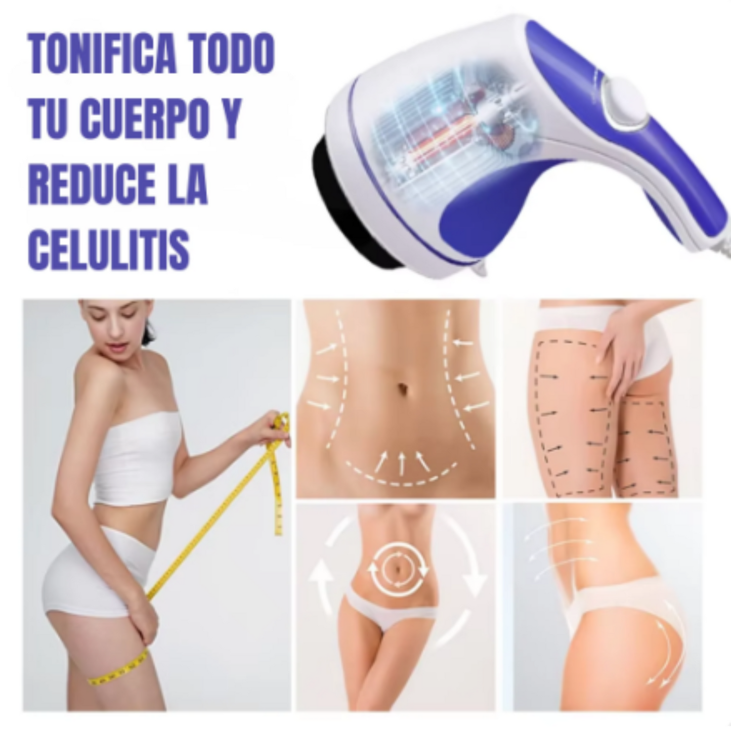 PACK MASAJEADOR Y CREMA ANTIESTRIAS RENOVA SKIN™