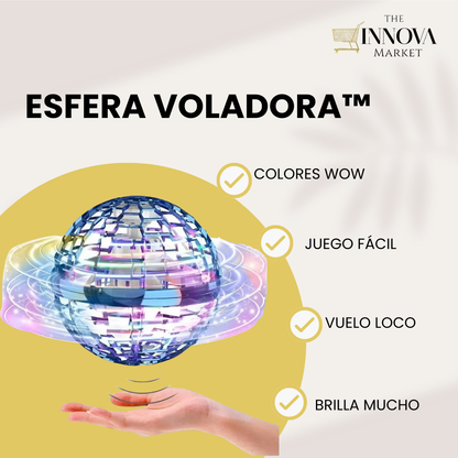 ESFERA VOLADORA CON LUCES LED 01 unidad