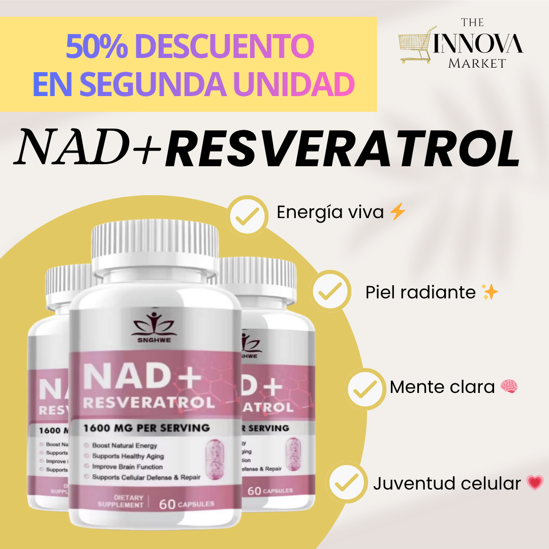 NAD+RESVERATROL 60 CAPSULAS*