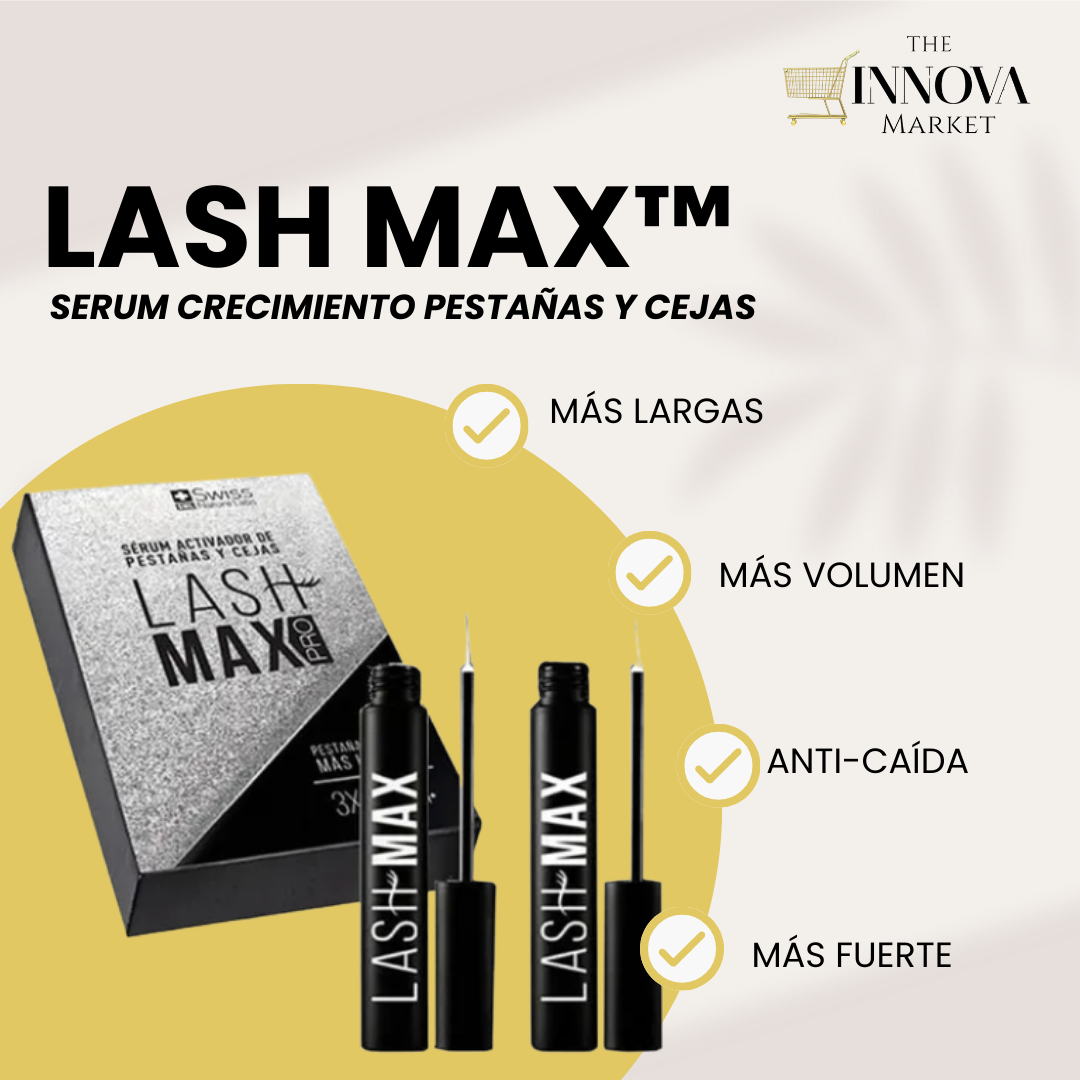 LashMax Serum Crecimiento Pestañas Cejas